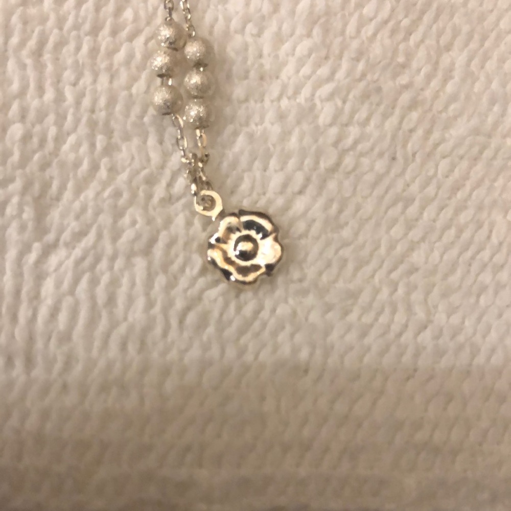 Dainty sterling necklace - Picture 8 of 9